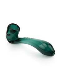 GRAV LARGE 6 CLASSIC SHERLOCK GLASS HAND PIPE, 6 Colors Available, LAKE GREEN