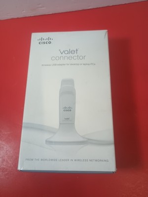 NEW Cisco Valet WIFI 2.4 Connector USB Wireless /g/n Network Adapter/Dongle AM10