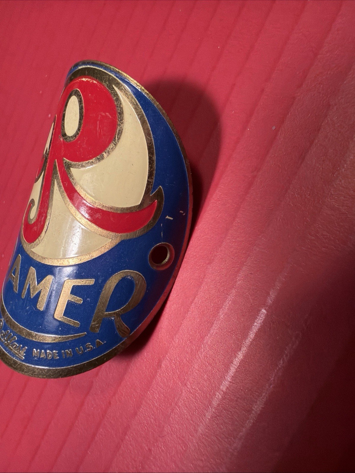 Antique Rollfast Roamer Bicycle Emblem