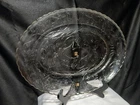 Vintage Anchor Hocking Savannah 18" Clear Glass  Serving Platter