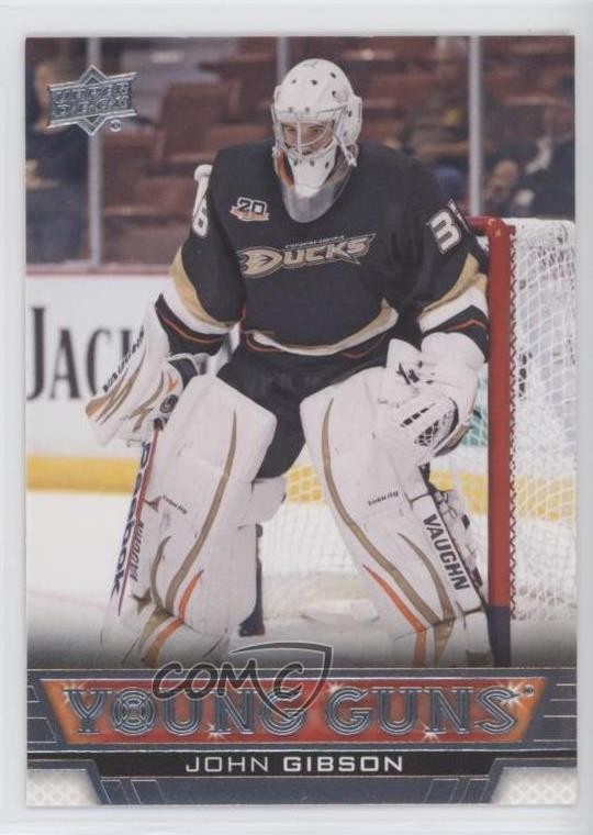 2013-14 Upper Deck Young Guns John Gibson #486 k1r