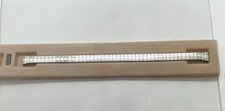 NEW SPEIDEL Twist-On NOS Watch Band Silver Expansion Fits 8mm Lugs W/Spring Bars