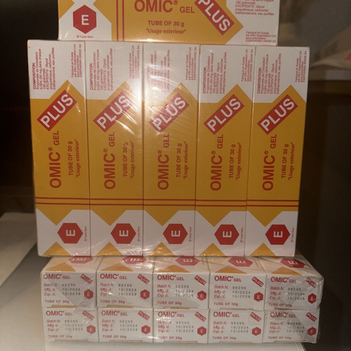 Omic Gel Plus 30g; Skin Brightening Cream Pack of 3 *FREE SHIPPING