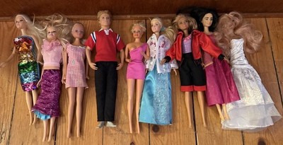 Barbie Mattel 6x Original Konvolut 3x Simba Steffi Love Puppe alt 80s 