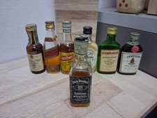 7 MIGNON MINIATURE WHISKY,BOURBON, MALT,IRISH( JACK DANIEL'S 1971)