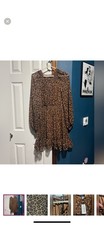 Old Navy Leopard Print Long Sleeved Dress