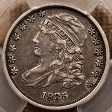 1835 JR-1 Capped Bust dime, PCGS VF35, pleasing original DavidKahnRareCoins