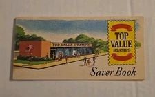Top Value Stamps Saver Book 1960's 1970's Unused 