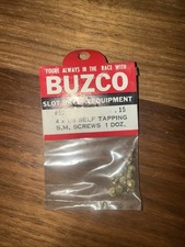 Slot Car Hardware 1/24 BUZCO #52 Self Tapping S.M. Screws, 4 x 1/8 (12)- Vintage