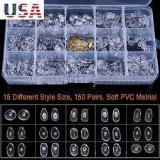 15 kinds Silicone Nose Pads Spare Parts For Eyeglasses Sunglass