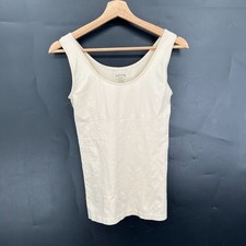 Yummie by Heather Thomson slimming nude beige tank top stretch cami camisole M L