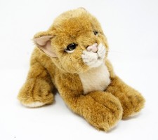 Hansa Germany Vintage Kitten Cat Stretch Plush Stuffed Animal Rare Retired NoTag
