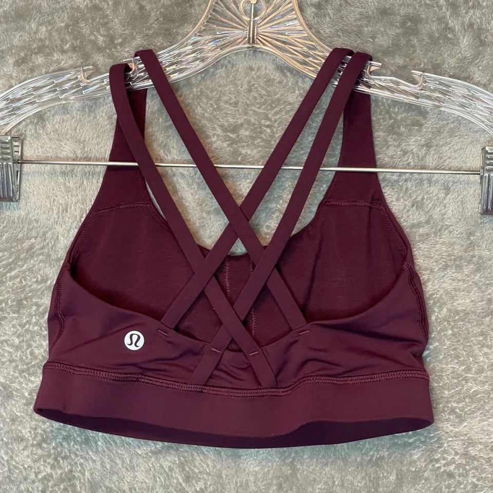 lululemon Energy Bra Medium Support Yoga Training All Sport Comfort Stretch 4 - Image 3 of 4