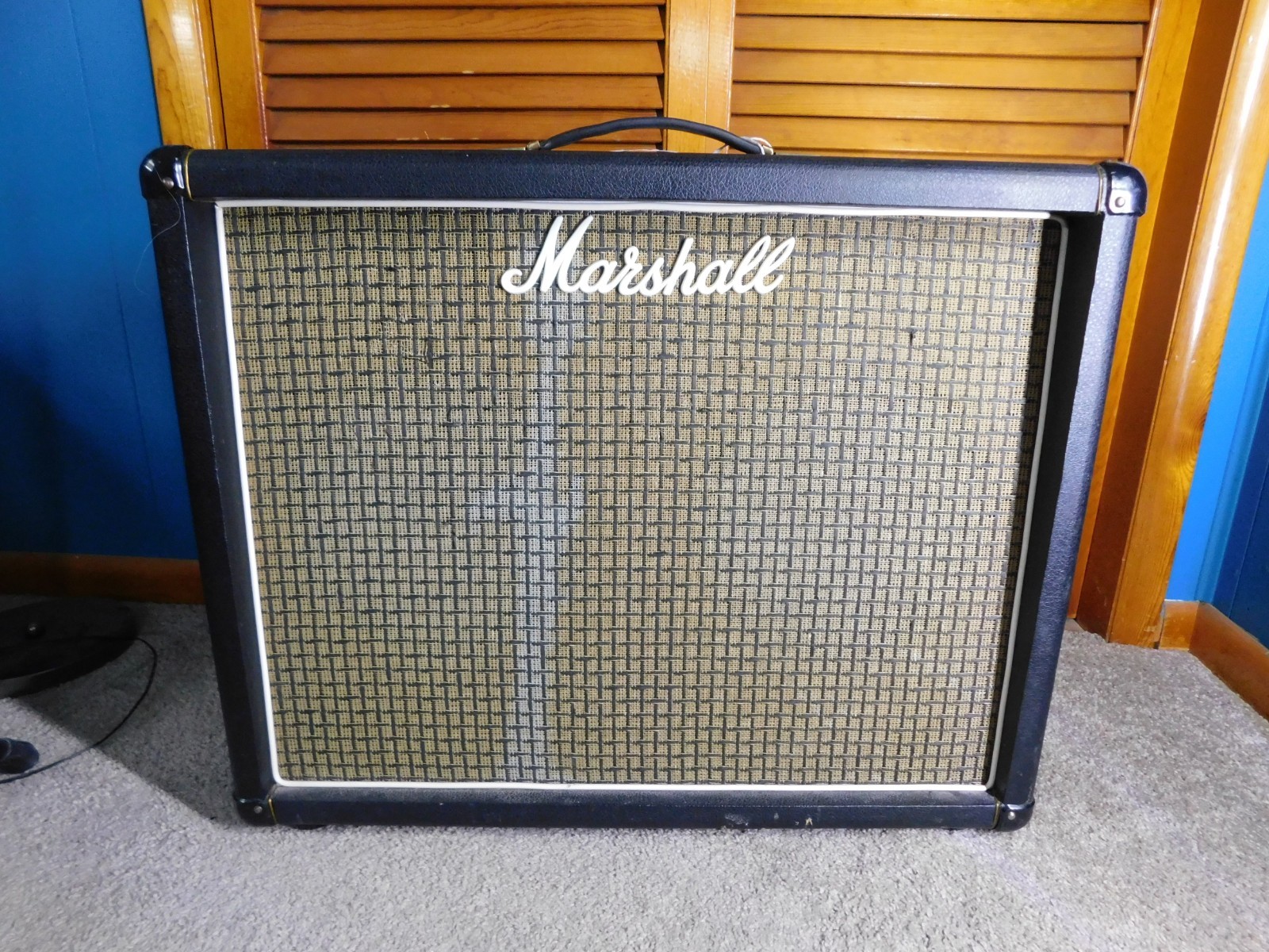1974 Vintage Marshall 1936 2x12 Speaker Cabinet !