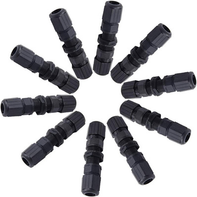 IS Icstation RJ45 Waterproof Connector, Female to Female, Panel Mount, CAT 6, CA