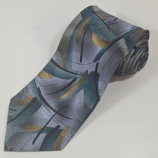 J Jerry Garcia XL Necktie Silk Tie Multicolor Abstract Extra Long 64"x4" 2007