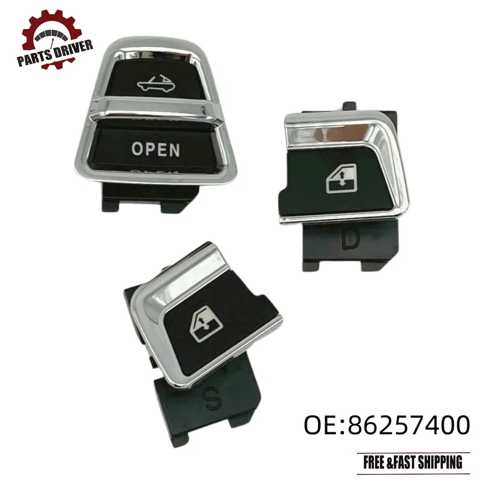 3X Botón Interruptor Abierto LH RH Ventana Techo Para Ferrari California 2009-2014 4.3L V8 Foto 4 de 4