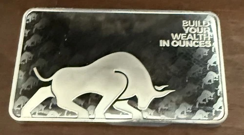 10 Oz 99.9% Silver Bar By SilverGoldBull