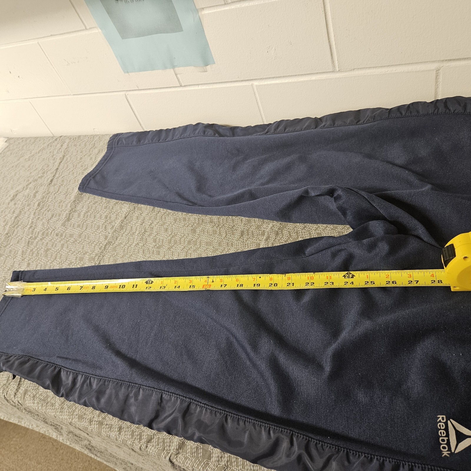 Reebok Sweatpants Mens 2XL Joggers Blue 38x32 Activewear thumbnail 6