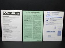 MegRace, Instruction Manual, IBM PC  Compatible, Mindscape 1983