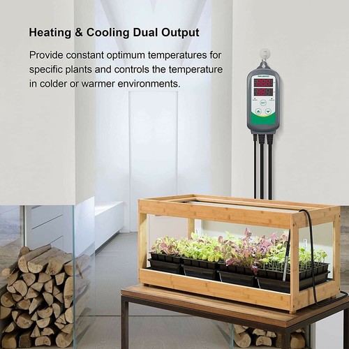 Inkbird Temperature Controller 308 WIFI 240V Programmable Thermostat Heat Cool - Picture 10 of 16