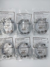 7FT FLEXboot 24AWG Cat6 550MHz Ethernet Bare Copper Network Cable Gray 9798 6pk