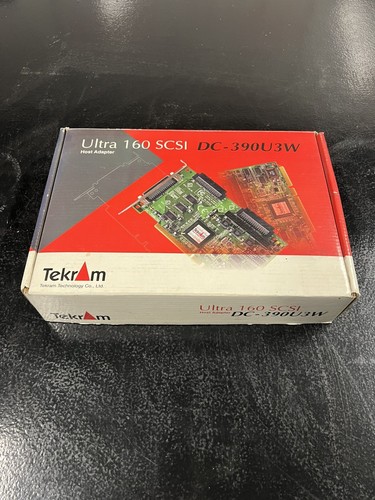 Brand New Tekram Ultra 160 SCSI Host Adapter DC-390U3W - Picture 1 of 5