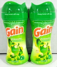 Lot Of 2 Gain Fireworks, Original in-Wash Scent Booster Beads 5.0 Oz Each
