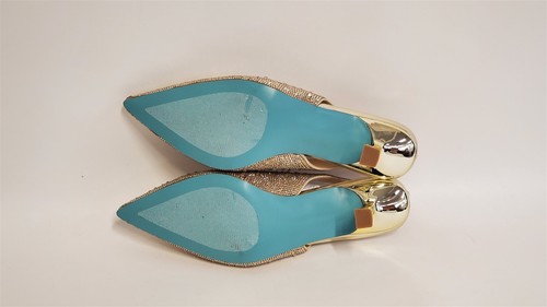 Betsey Johnson Clark Damen-Pump Slingback Pfennigabsätze, hellgoldfarben, 10 breit US - Bild 3 von 5
