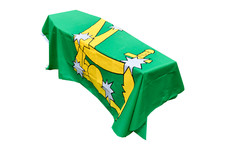 Ireland Starry Plough Flag Coffin Drape - Quick Dispatch