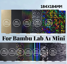 Spring Sheet Build Plate For Bambu Lab A1 Mini H1H PEY PEO PET PEI HeatedBed 184