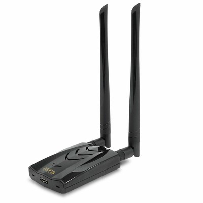 Alfa Long-Range Dual-Band Ac1200 Wireless Usb 3.0 Wi-Fi Adapter W/2X 5Dbi External Antennas - 2.4Ghz 300Mbps/5Ghz 867Mbps - 802.11Ac & A, B, G, N (4718050302222)