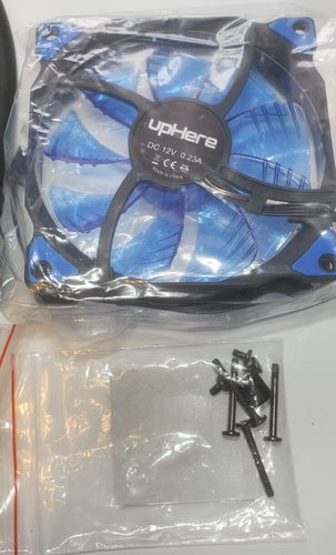 upHere WATER LIQUID CPU COOLER WITH DC 12V 0.23A BLUE FAN - Afbeelding 2 van 6