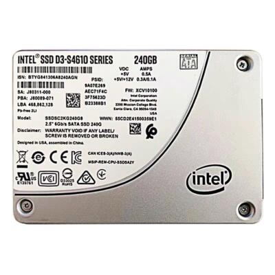 Intel D3 S4610 Series 240GB SSDSC2KG240G8 SSD SATA 6Gb/s 2.5'' Solid State Drive