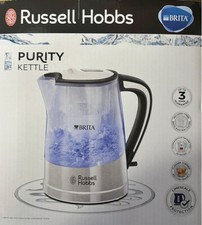 Russell Hobbs Brita Filter Purity Electric Kettle illuminating 1Lt 3kW 22851 (B)