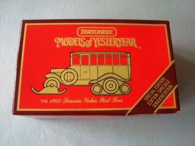 MATCHBOX MODELS OF YESTERYEAR Y-16 1923 SCANIA-VABIS POST BUS