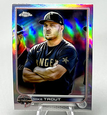 Mike Trout 2022 Topps Chrome All Star Update Refractor ASGC-1 Los Angeles Angels