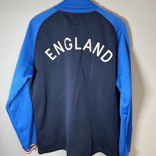 Chaqueta polar Umbro England 2011/12 talla grande para hombre azul - Imagen 2 de 5