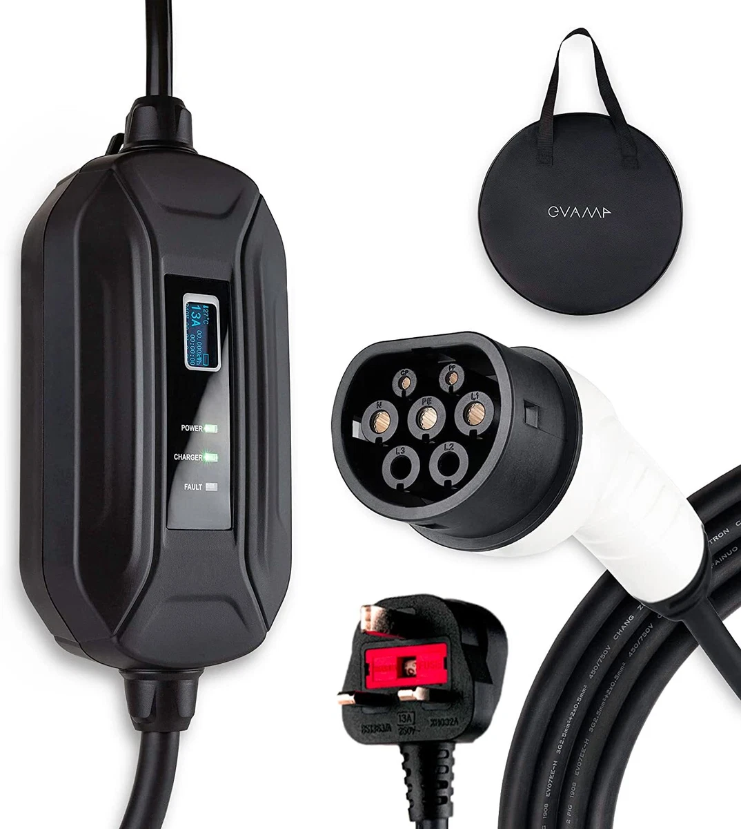 EV charging cable types