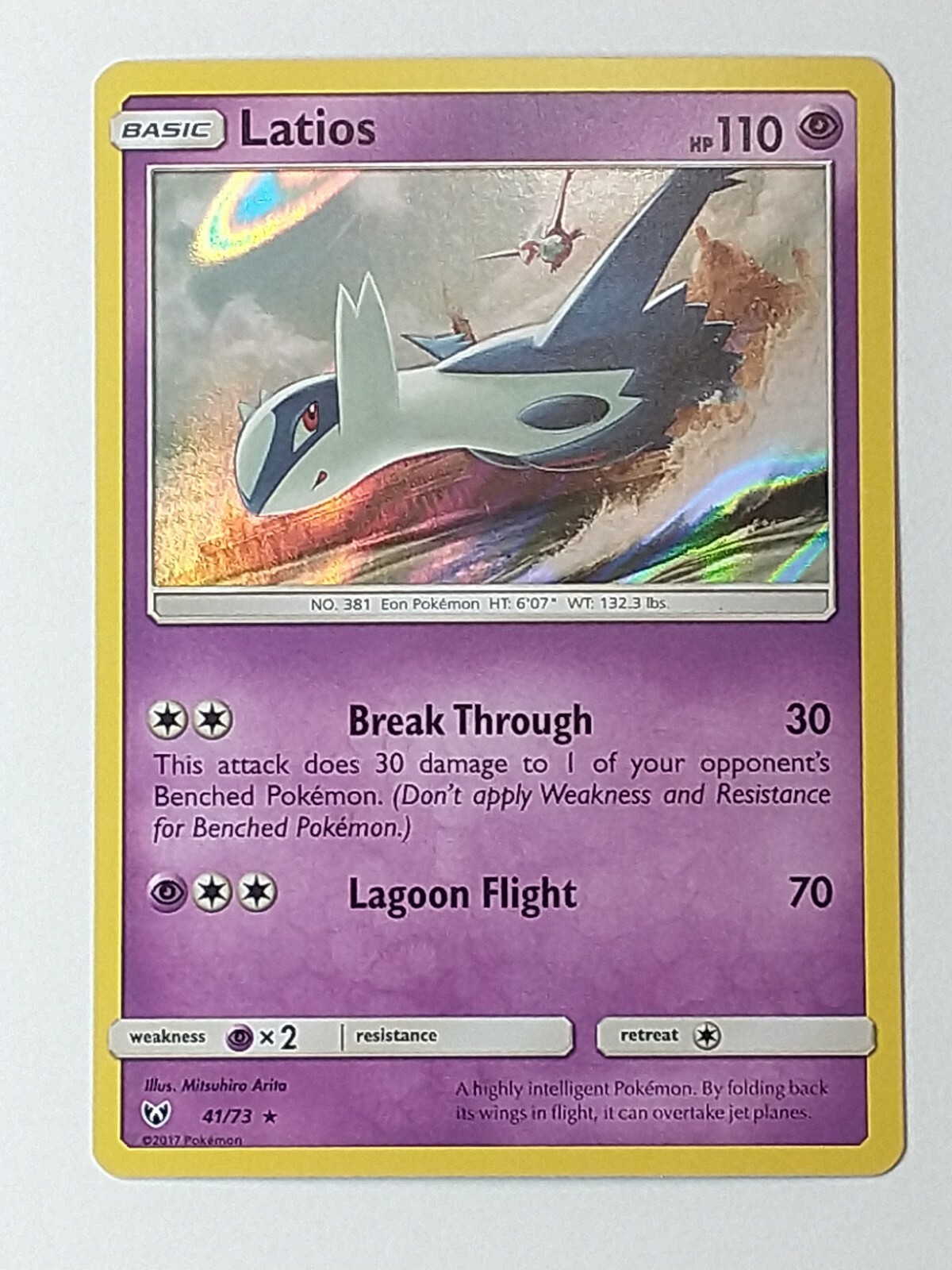 Latios 41/73 NM Near Mint Legends Holofoil Rare Holo Pokemon Card