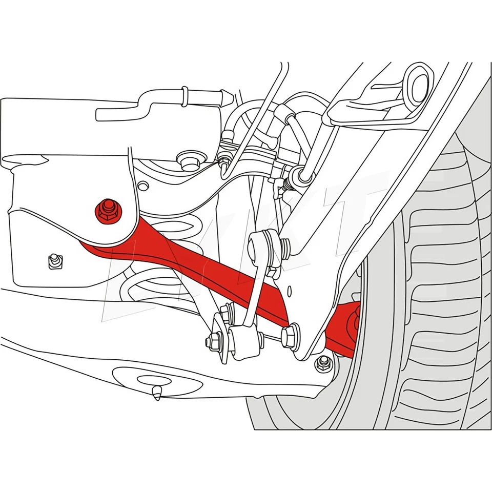 LYKT 2 Rear Toe Alignment Arm for AudiA3、TT、Q3&VW 、Passat、GTI、R32、Golf、Tiguan、CC Foto 2 de 4