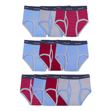 Fruit of the Loom Boys Underwear, 10 Pack Assorted Fashion Briefs, Size: Small