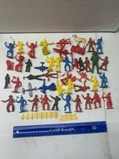 vintage plastic toys cowboys natives army planes more 6/17