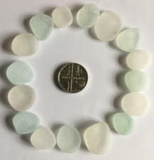 Oryginalne szkło morskie Seaham - różne rozmiary i odcienie