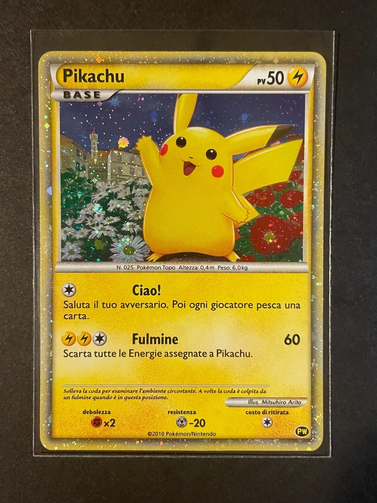 Pikachu 2010 Pikachu World Collection #PW 2 Promo (Italian) Price