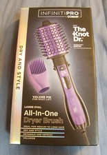 InfinitiPRO by Conair The Knot Dr. Detangling Hot Air Dryer Brush NEW, Open box