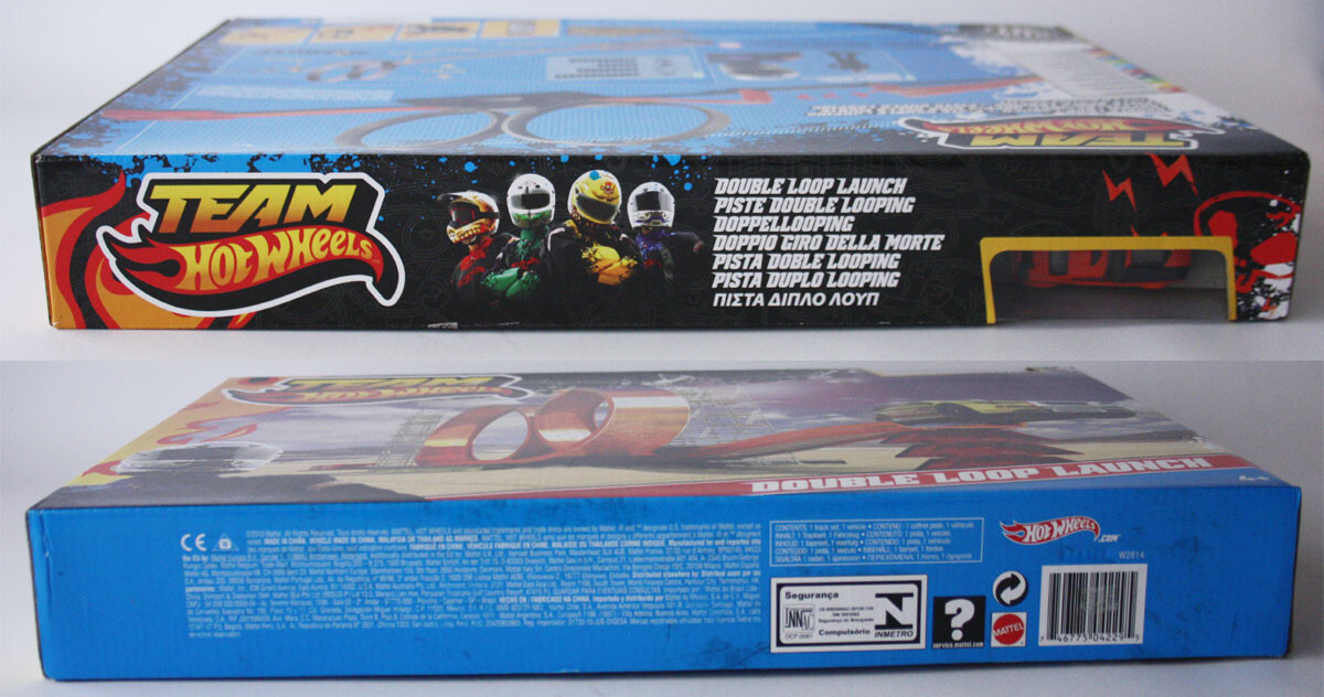 RARE HOT WHEELS TEAM DOUBLE LOOP LAUNCHER FAST FISH MATTEL 2010 NEW  SEALED