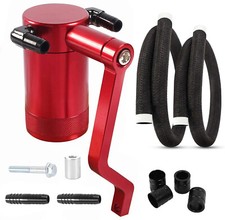 Oil Catch Can Kit Z-bracket Red Finish Fit For 2011-21 Dodge Challenger Chrysler