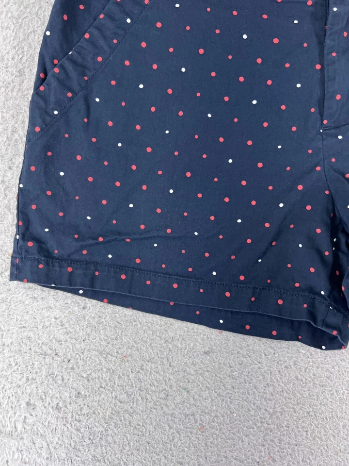 Шорты женские Columbia 8 синие в горошек с карманами из 100% хлопка для походов 28x4 - Изображение 3 из 4