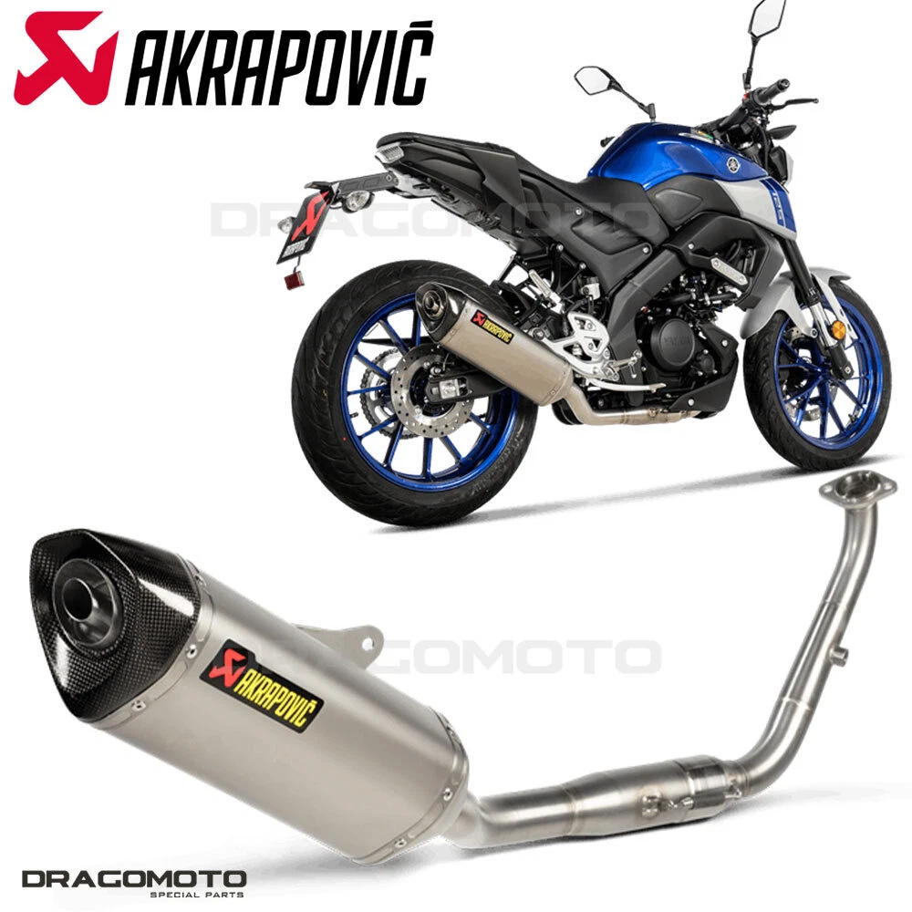 Yamaha mt 2024 125 akrapovic exhaust
